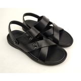  Sandal Da Nam Có Quai Đen 33.2 