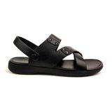  Sandal Da Nam Có Quai Đen 33.2 