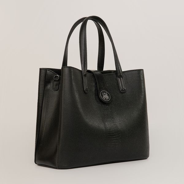  Túi Xách Nữ Da Đen Vân 26D.55 