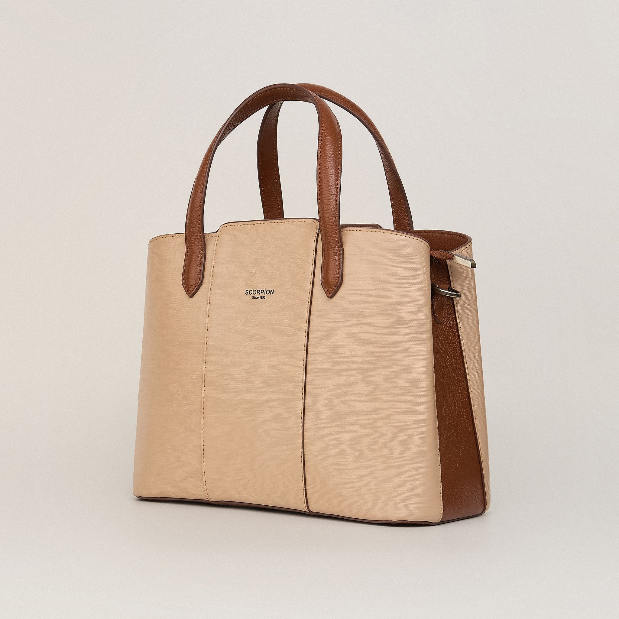  Túi Xách Nữ Da Vân Kem 26K.32 