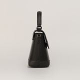  Túi Xách Nữ Da Vân Logo Scorpion Đen 26Đ.11 