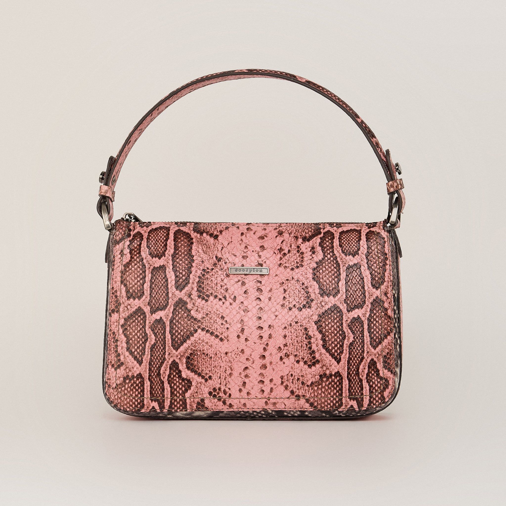  Túi Xách Nữ Shoulder Da Vân Trăn Hồng 26H.219 