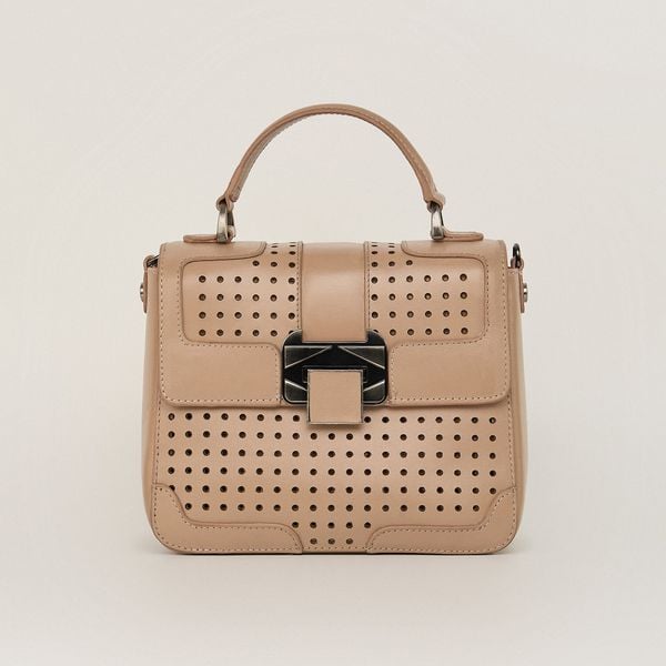  Túi Xách Nữ Da Hoạ Tiết Kem 26K.205 