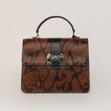  Túi Xách Nữ Da Vân Trăn Nâu 26NV.139 