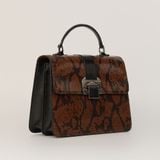  Túi Xách Nữ Da Vân Trăn Nâu 26NV.139 