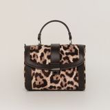  Túi Xách Da Nữ Nâu Báo Gấm 26N.8 