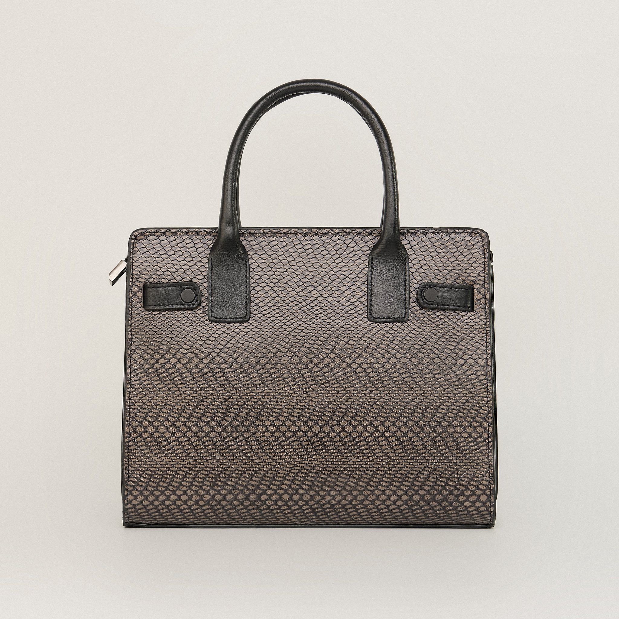  Túi Xách Nữ Da Vân Đen 26Đ.166 