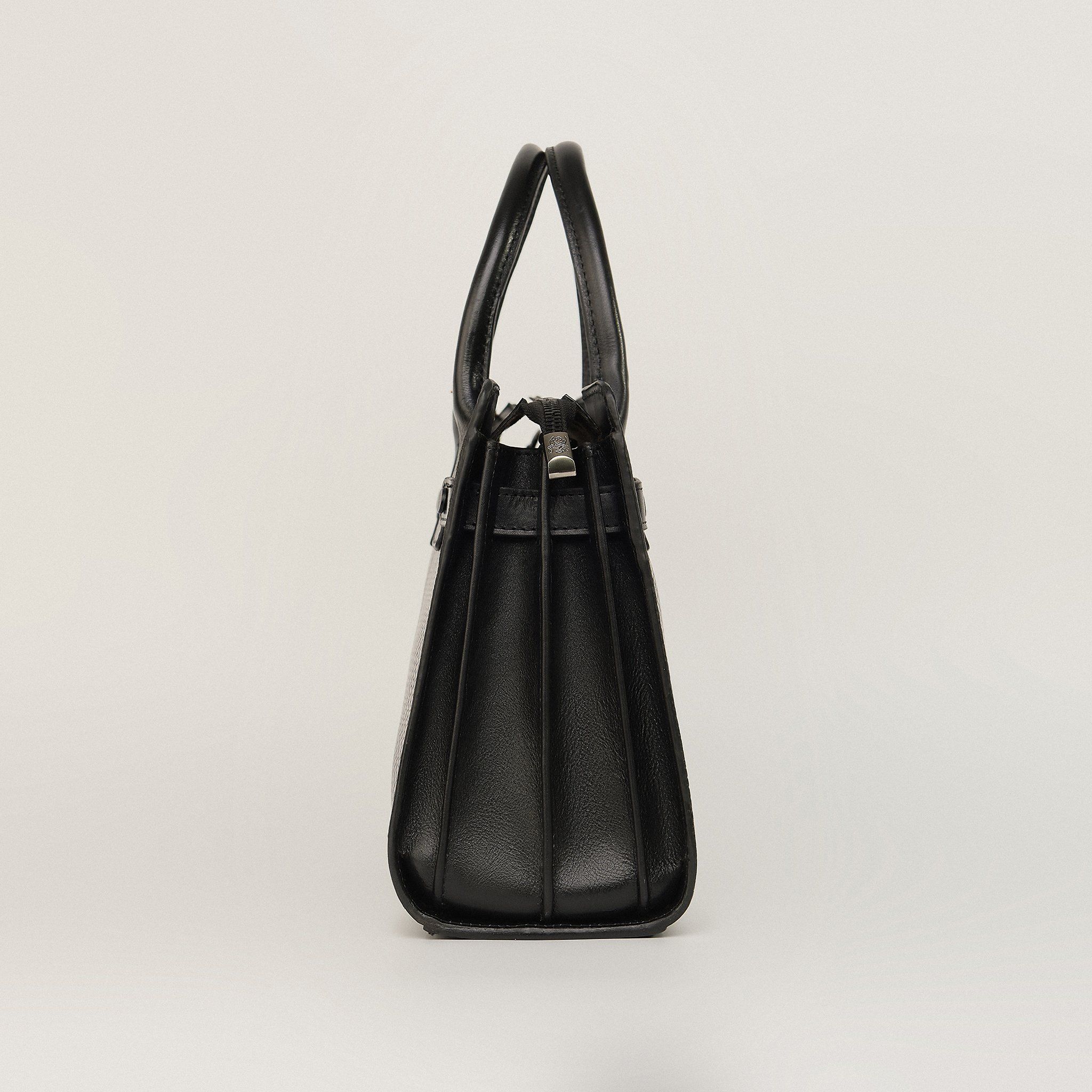  Túi Xách Nữ Da Vân Đen 26Đ.166 