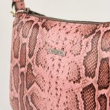  Túi Xách Nữ Shoulder Da Vân Trăn Hồng 26H.219 