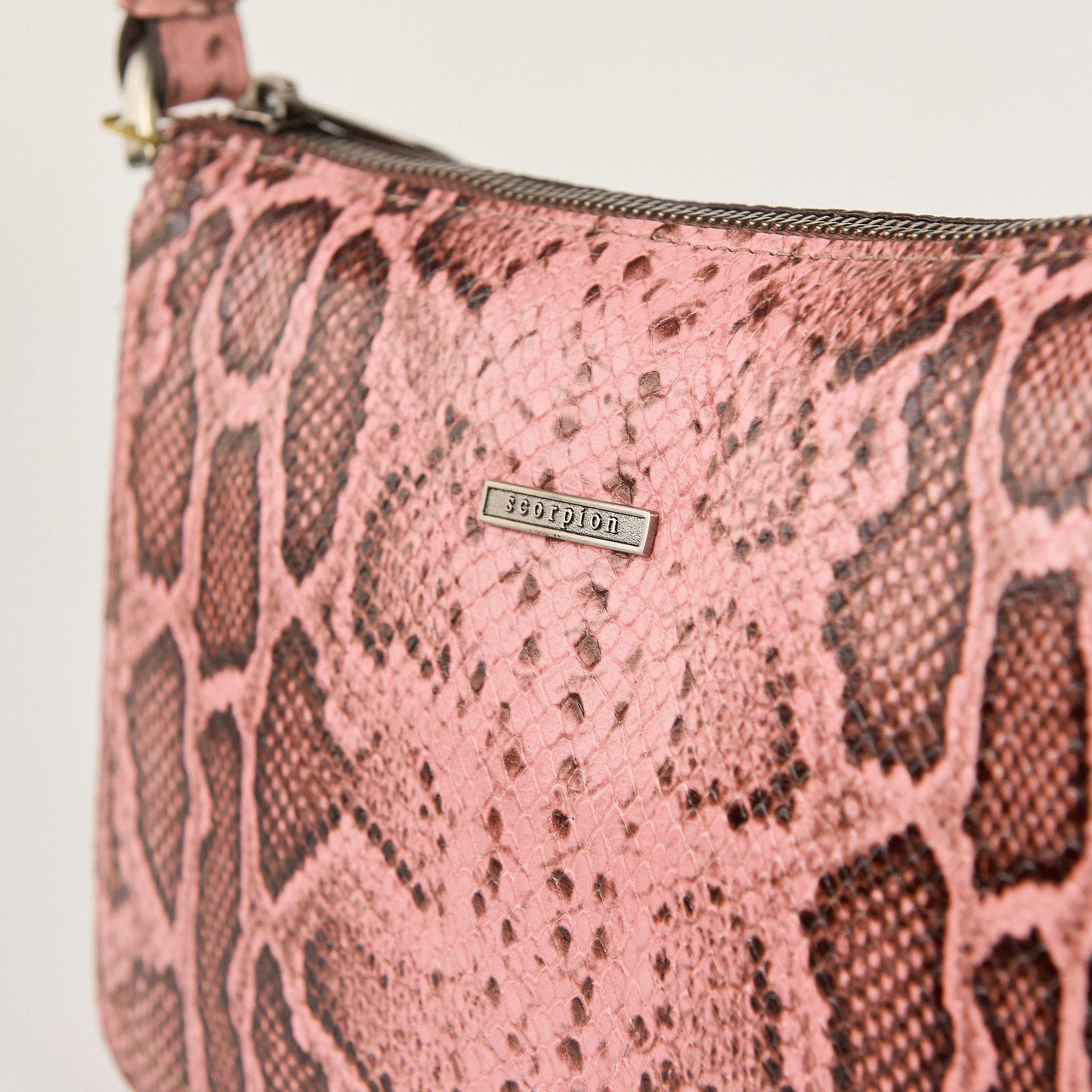  Túi Xách Nữ Shoulder Da Vân Trăn Hồng 26H.219 