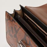  Túi Xách Nữ Da Vân Trăn Nâu 26NV.139 