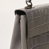  Túi Xách Nữ Da Vân Ghi 26G.222 