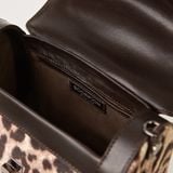  Túi Xách Da Nữ Nâu Báo Gấm 26N.8 