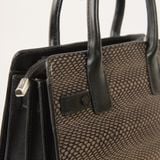  Túi Xách Nữ Da Vân Đen 26Đ.166 