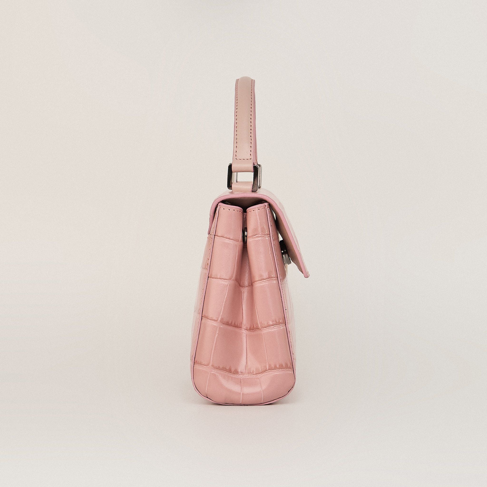  Túi Xách Nữ Da Vân Hồng 26H.52 