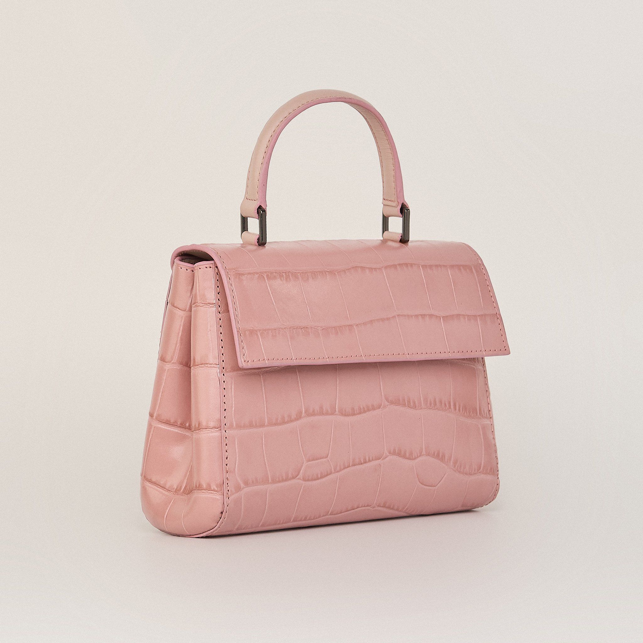  Túi Xách Nữ Da Vân Hồng 26H.52 