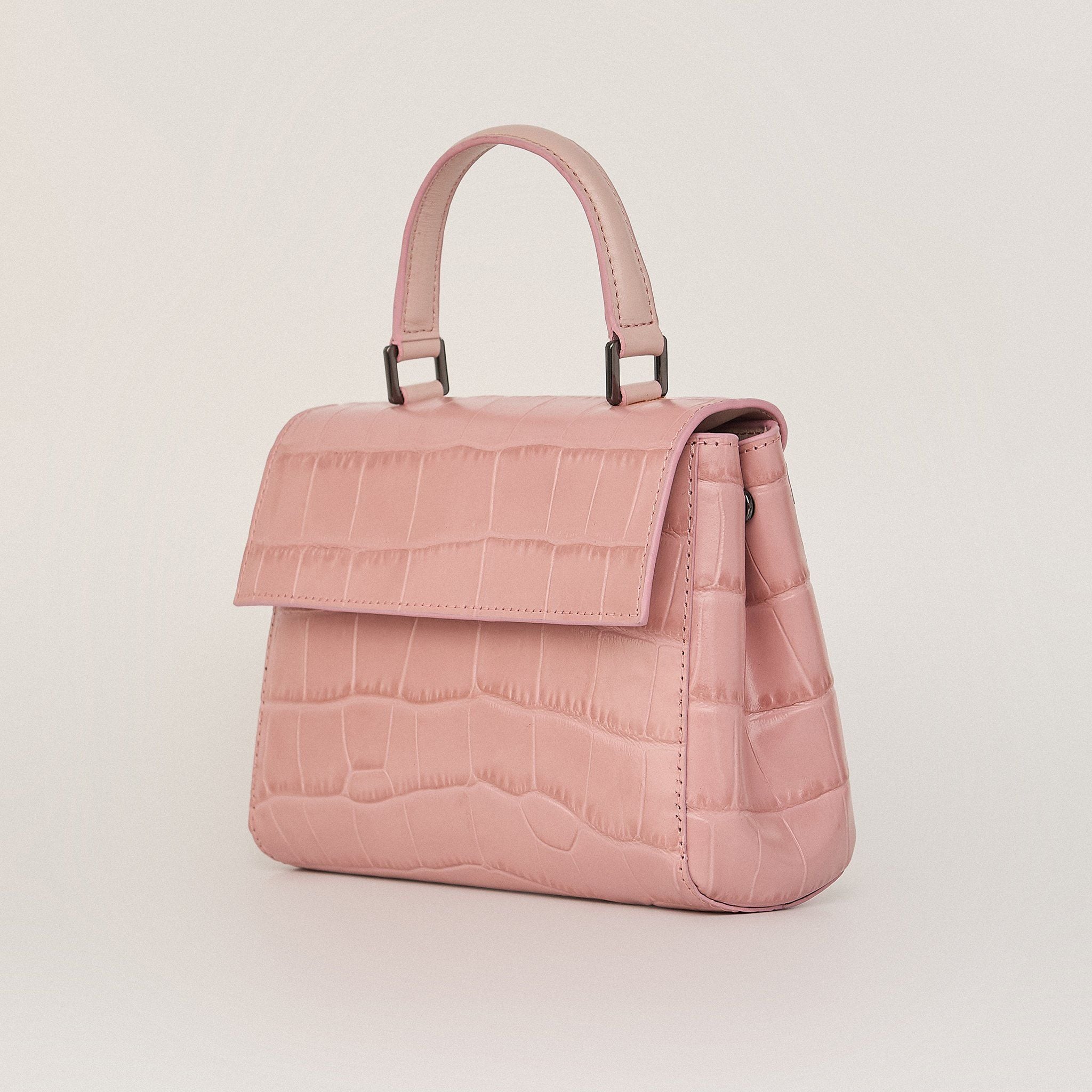  Túi Xách Nữ Da Vân Hồng 26H.52 