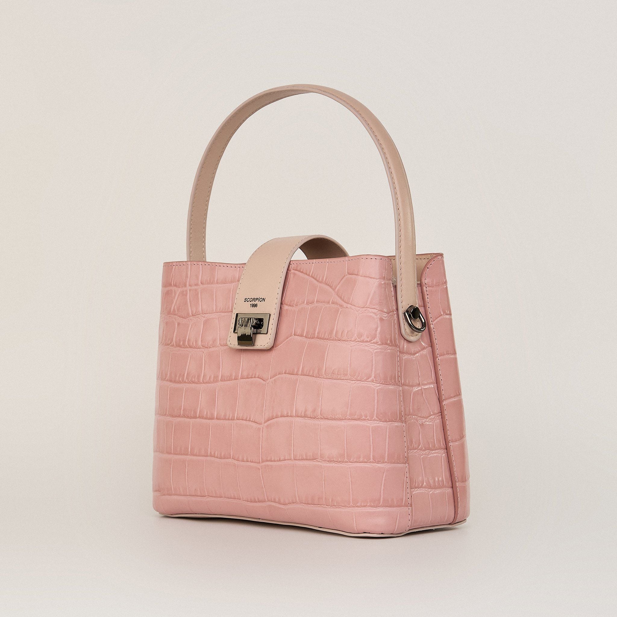  Túi Xách Nữ Da Vân Hồng 26H.46 