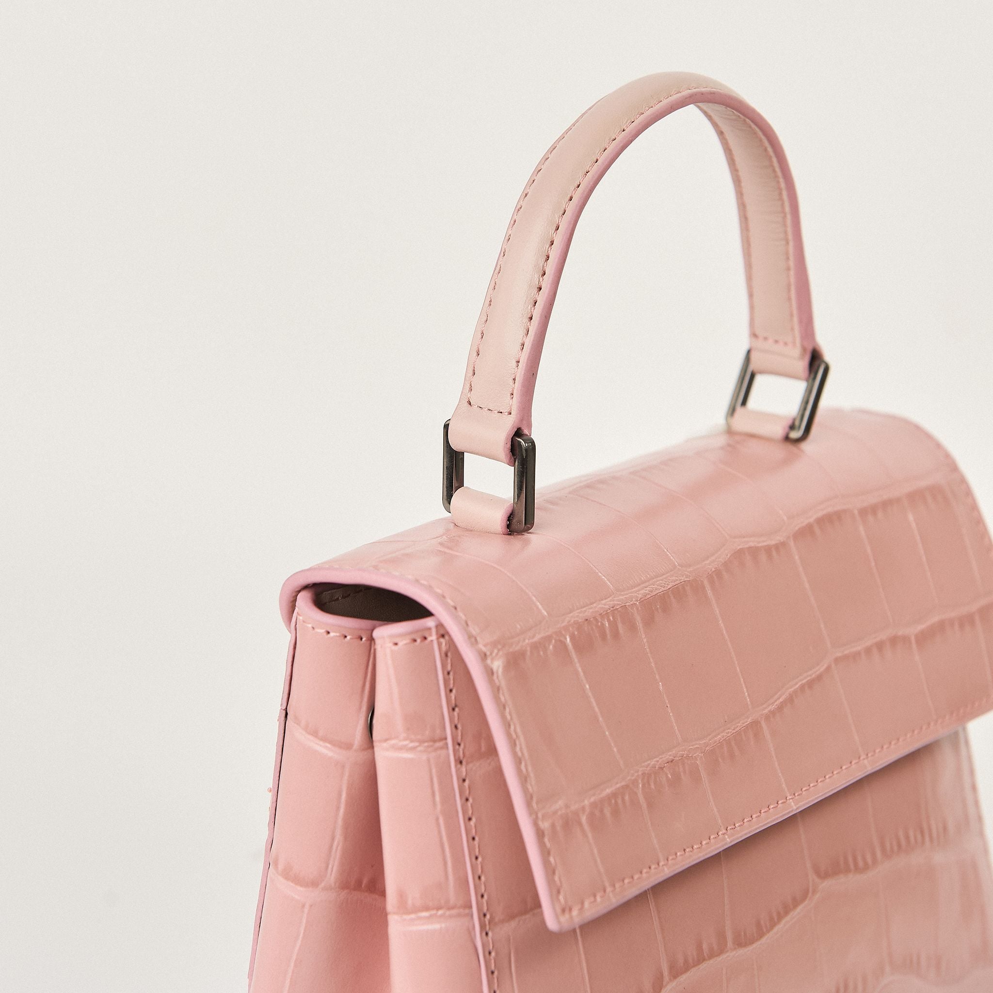  Túi Xách Nữ Da Vân Hồng 26H.52 