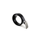  Thắt Lưng Da Khóa Bấm Đen 36.2 