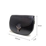  Túi Xách Nữ Da Trơn Đen 26Đ.31 