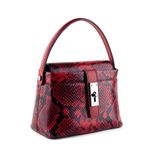  Túi Xách Mini Da Vân Nữ Đỏ 26ĐV.226 