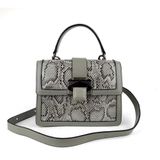  Túi Xách Da Vân Nữ Ghi 26G.213 