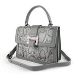  Túi Xách Da Vân Nữ Ghi 26GX.213 