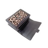  Túi Xách Da Nữ Báo Gấm Nâu 26N.10 