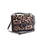  Túi Xách Da Nữ Báo Gấm Nâu 26N.10 