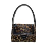  Túi Xách Da Nữ Nâu Báo Gấm 26N.12 