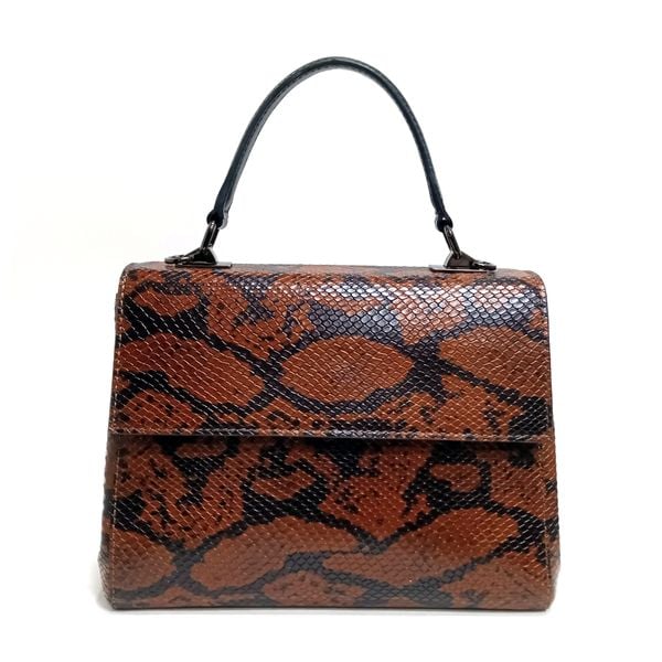 Túi Xách Nữ Da Vân Trăn Nâu 26N.222 
