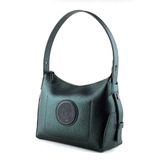  Túi Xách Nữ Da Vân Metallic Xanh 26XR.206 