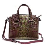  Túi Xách Da Vân Nữ Tím Đỏ 26T.18 