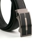  Thắt Lưng Da Nam Khóa Lăn Đen 36S.3 
