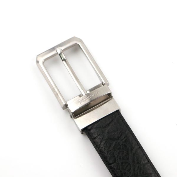  Thắt Lưng Da Nam Khóa Cài Đen 36S.2 