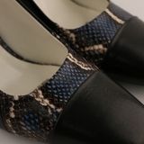  Giày Cao Gót Nữ Trơn Đen 19A.11 