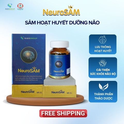 NEUROSAM – Viên uống hỗ trợ hoạt huyết, dưỡng não