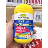  Kẹo dẻo bổ sung Omega -3 Nature's Way Kids Smart cho bé 60 viên 