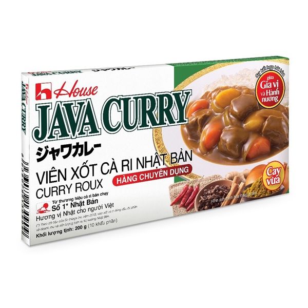  Viên nấu cà ri Nhật Java Curry 200g 