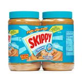  Set 2 Hộp Bơ Đậu Phộng Mịn Skippy Creamy Peanut Butter của Mỹ 2.72kg 