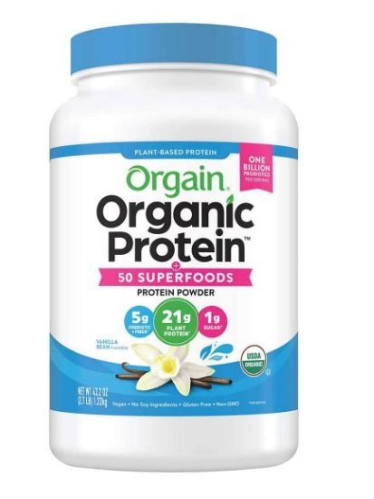  Bột Đạm Thực Vật và Protein Hữu Cơ Orgain - Vani 1.22kg 