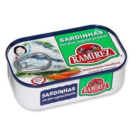  Cá Mòi Ngâm Dầu Vị Cay Ramirez 125g - Ramirez Spiced Sardines In Vegatable Oil 125g 