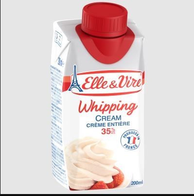 Kem sữa tươi Whipping Cream 35% béo Elle & Vire 200ml 