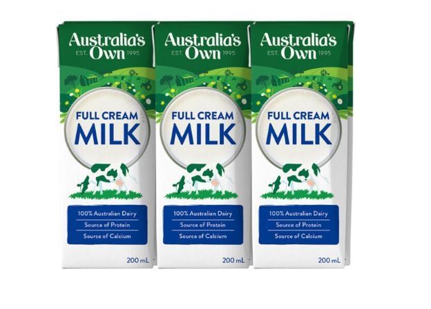  Lốc 6 hộp Sữa nguyên kem Australia Own's Úc 200ml 