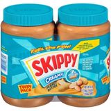 Set 2 Hộp Bơ Đậu Phộng Mịn Skippy Creamy Peanut Butter của Mỹ 2.72kg 