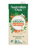  Thùng 8 Hộp Sữa Hạnh Nhân Không Đường Unsweetened Australia's Own 1L 