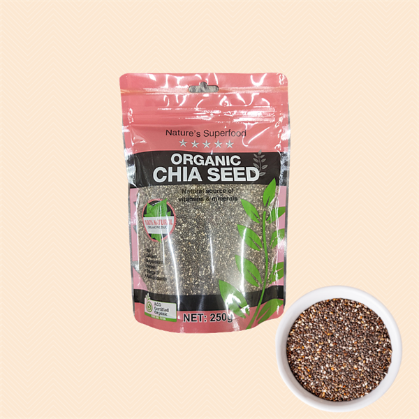  Hạt Chia Úc Hữu Cơ Organic Chia Seed Nature Superfood 250g 