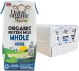  Sữa tươi hữu cơ nguyên kem Daioni 200ml x 24 hộp 