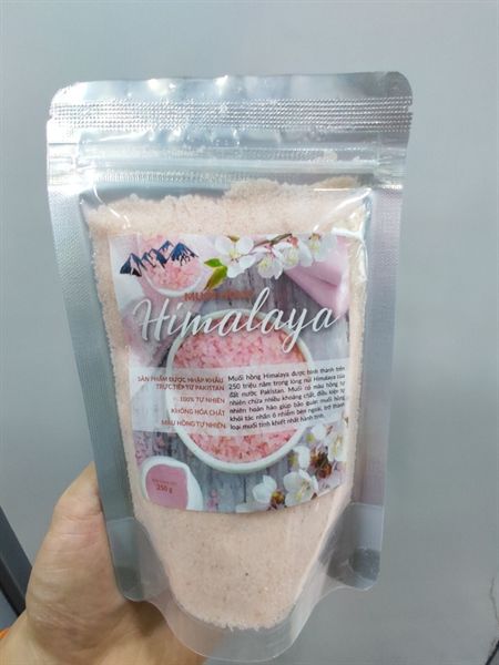  Muối hồng Himalaya loại mịn 250g 